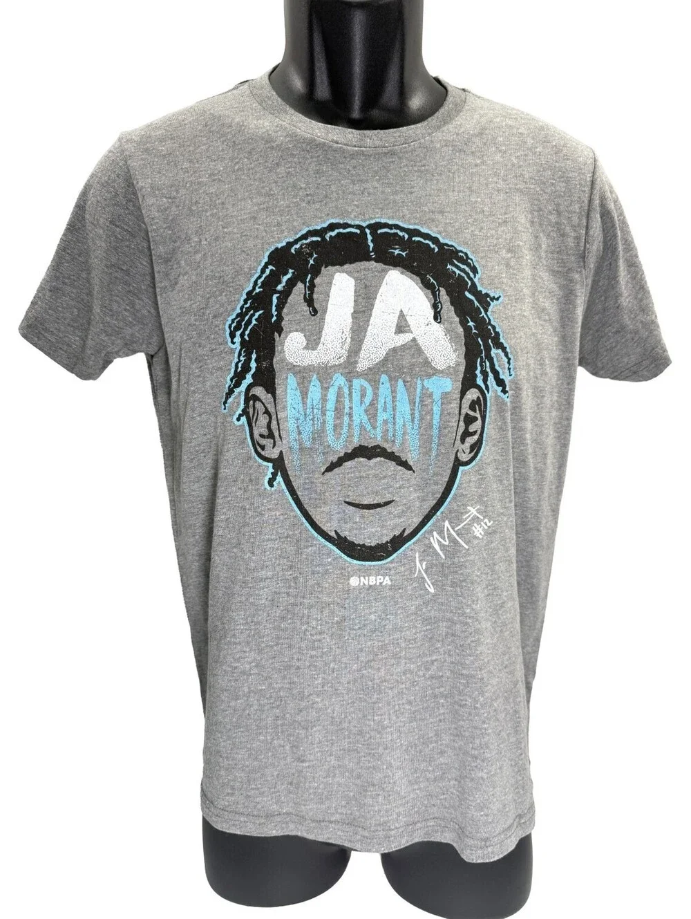 2 pc Lot Ja Morant Jersey T-Shirt Youth Boys Large/XL 14-16 Grizz Graphic Tees